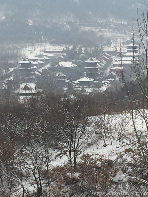 少林雪景:皑皑白雪庄严少林,冉冉氤氲清净我心